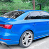 Audi A3 S3 2 x Rear Side Window Louver Trim Covers (2014-2020)