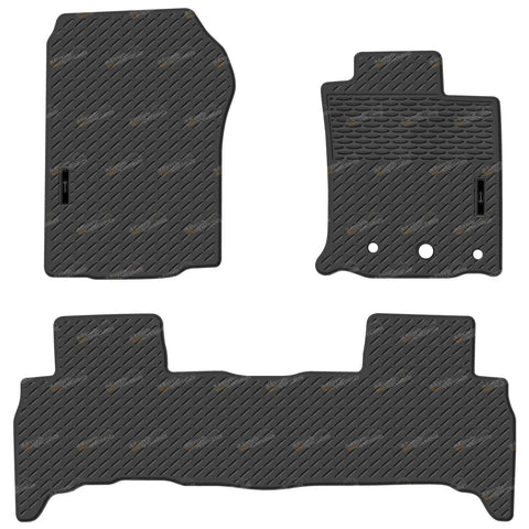 Toyota Prado 150 Series Front & Rear Moulded Rubber Car Floor Mats
