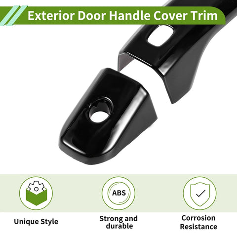 Chevrolet Colorado Black ABS Exterior Door Handle Cover Trim (2023 - 2024)