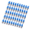 Universal 50PC Blue T10 Wedge 5050 5SMD LED Dome Map License Light Bulbs