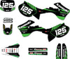 Kawasaki KX 125 Airo Style Sticker Kit Decals (1999-2002)