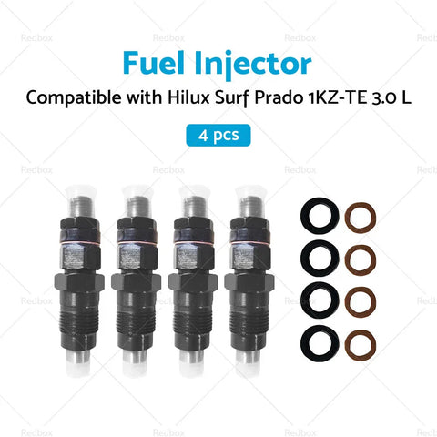 Toyota Hilux Surf Prado 1KZ-TE Diesel Fuel Injectors (1996-2002)