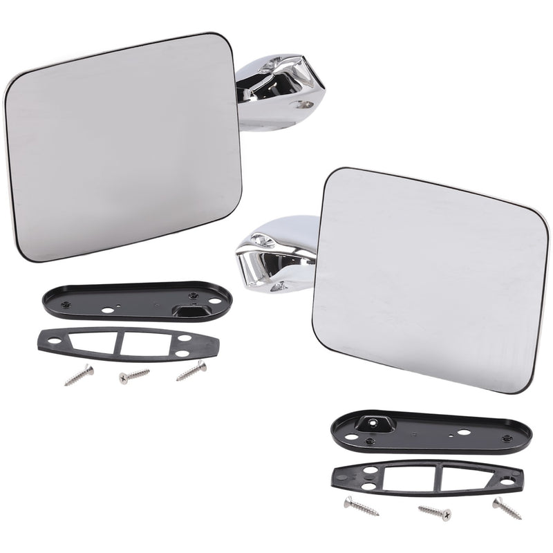Set of 2 Mirrors Driver & Passenger Side for Chevy Left