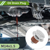 Car / Motorcycle 2 x M14x1.5 Copper Oil Drain Plug with Gasket