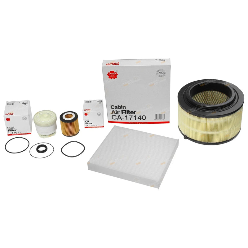 Ranger Everest PX UA Air/Oil/Fuel/Cabin Filter Kit 3.2L 2.2L