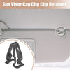 Ford Edge 2 x Black Sun Visor Cap Clips (2015-2023)