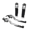 Yamaha YZF R3 MT-03 Folding Extendable Brake Clutch Lever Grip Set (2015-2023)