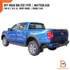 Ford Ranger 2022-2023 XL XLT XLS Sport Matte Black Fender Flares