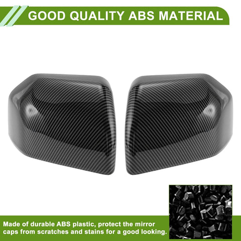 Ford F150 Black Side Mirror Cover Caps (2015-2020)