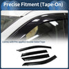Hyundai Tucson Side Window Vent Visors Black 2021 Window Deflectors