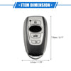 Subaru Ascent (2019-2022) TPU Silver 4 Button Smart Remote Key Shell