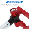 Mitsubishi Lancer EX Red Front Triangle Tow Hooks (2000-2006)