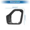 Jeep Cherokee 2014-2018 Black Carbon Fiber Transmission Shifter Bezel