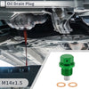 Car Motorcycle Boat 1 Set M14x1.5 Engine Oil Drain Plug with Gasket