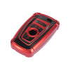 BMW 1 2 3 4 5 6 7 Series Remote TPU Black Red Key Fob Cover