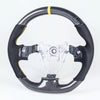 Subaru Impreza WRX / STI Flat Bottom Carbon Suede Yellow Steering Wheel (2008-2014)