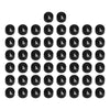 Harley Softail Twin Cam Black Bolt Toppers Caps Cover Set (1984-2006)
