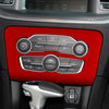 Dodge Charger 1x Red Leather A/C Panel Cover (2016-2023)