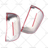 Pajero V80 Chrome Side Door Rearview Mirror Cover Trim LH+RH (07-21)