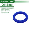 Oil Seal 42x55x8mm Rotary Shaft Seal TPU High Pressure Blue 5 Pcs