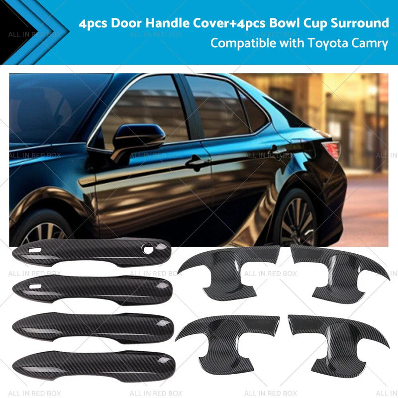 Toyota Camry Carbon Fiber Door Handle Covers