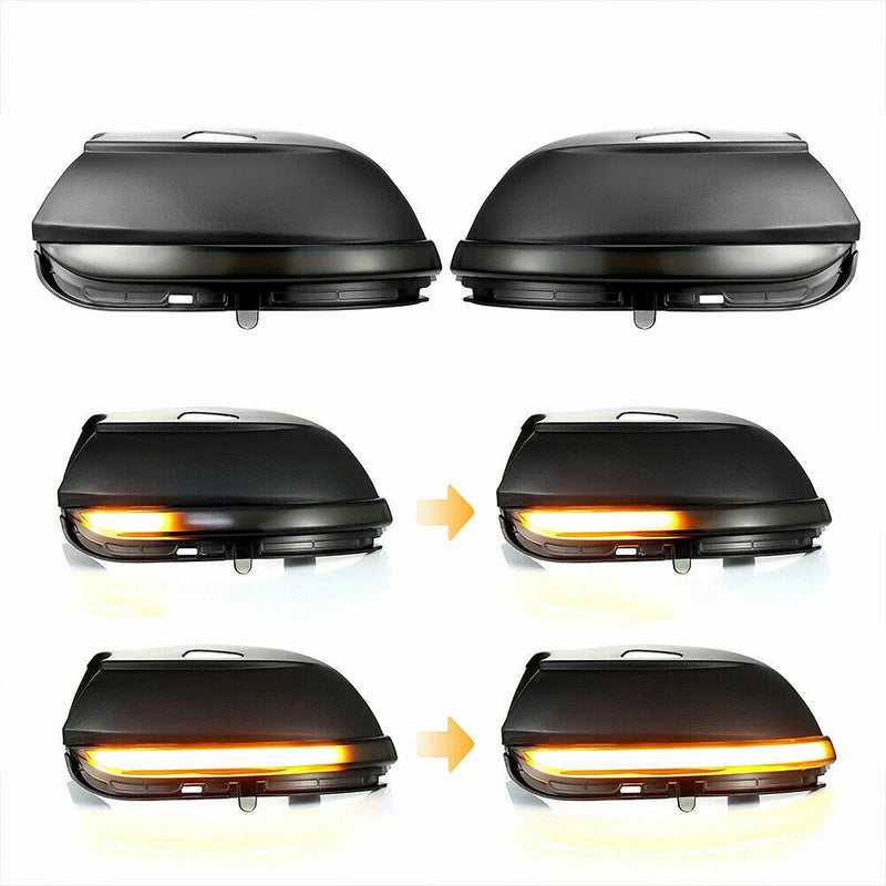 VW Passat B7 CC 2 x Sequential Blink LED Side Mirror Turn Signal Lights (2011-2015)