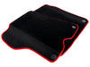 Ferrari California (2008-2014) with Alcantara Red Trim Black Floor Mats