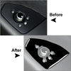 Audi TT TTS TTRS Black Interior Car Door Lock Panel Cover Trim (2008-2014)
