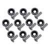 Honda 40pcs Black JDM Engine Bay Dress Up Kit Fender Washers & M6 Bolts