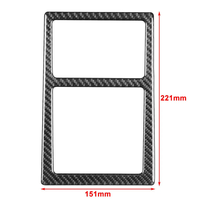 Volkswagen Passat B5 (2001-2005) Red Rear Console Panel Cover Trim