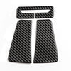 Dodge Challenger 3PC Carbon Fiber Seat Safety Belt Button Panel Trims (2015-2021)
