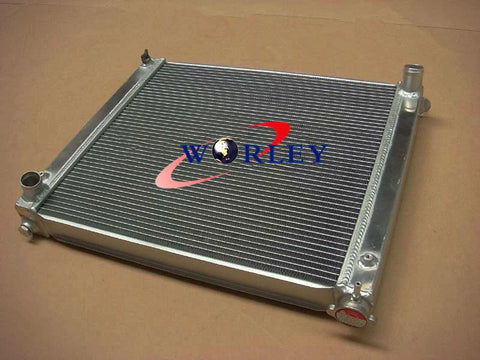 Nissan Fairlady 300ZX Z32 3 Row Aluminum Radiator & Black Hose (1989-1996)