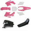 Dirt Bike PINK APOLLO ORION 125cc Fender Fairing Kit, Seat & Fuel Tank