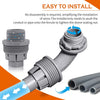 30x 1/2in 90/180D LT Conduit Fitting