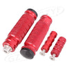 Cars CNC Aluminum Universal Red Rearset Footrests Foot Pegs