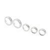 Ford Maverick 5 x Silver AC Headlight Radio Switch Knob Rings (2022-2023)