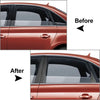 Audi A6 6 x Exterior Door Window B Pillar Post Cover Trim (2012-2018)