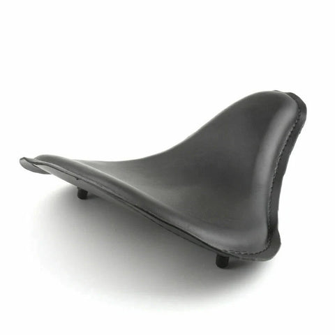 Bobber Chopper Custom Black Leather Solo Slim Seat (2015-2023)