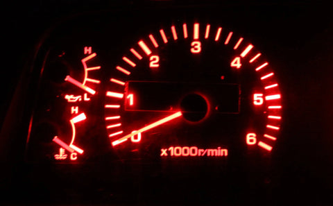 Toyota Landcruiser 80 Series RED LED Dash Cluster Light Kit (1990-1998)