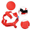 Motorcycle Nylon Black Red Front & Rear Wheel Transport Tie Down Strap / 1 Set /