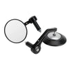 22mm Handlebars 4" Black Handlebar End Mirrors (2023)
