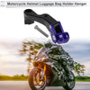 Motorcycle Hanging Hook Screw Blue Black Flat Handle with Hook