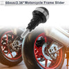 11mm Aluminum Alloy Motorcycle Slider Frame Bolt Silver Tone