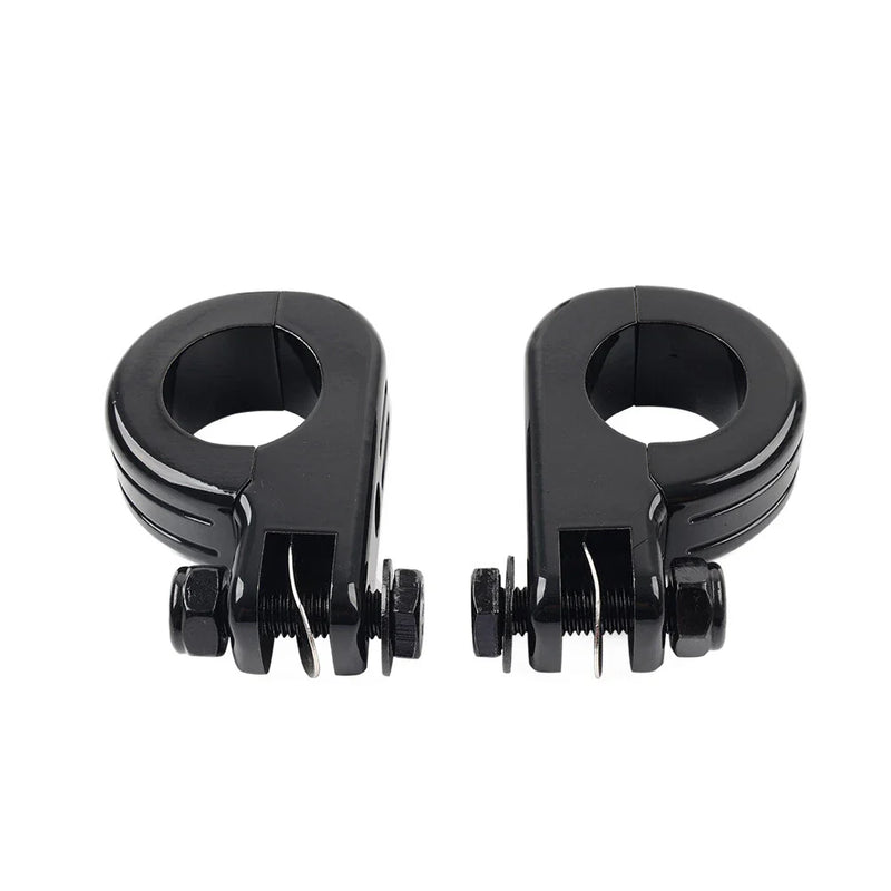 Harley 1.25" Highway Engine Crash Bar Foot Peg Mount Clamp Bracket