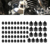 Harley Twin Cam FLH 61X Engine Topper Bolt Caps Cover Black (1999-2006)