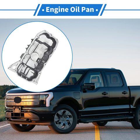 Ford Escape (2013-2018) - Aluminum Silver Tone Engine Oil Pan