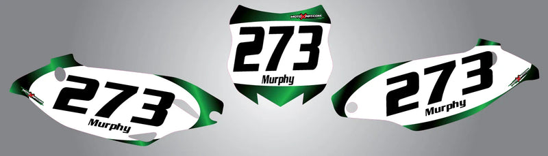 KXF 450 Custom Number Plates Decals Stickers (2013-2015)