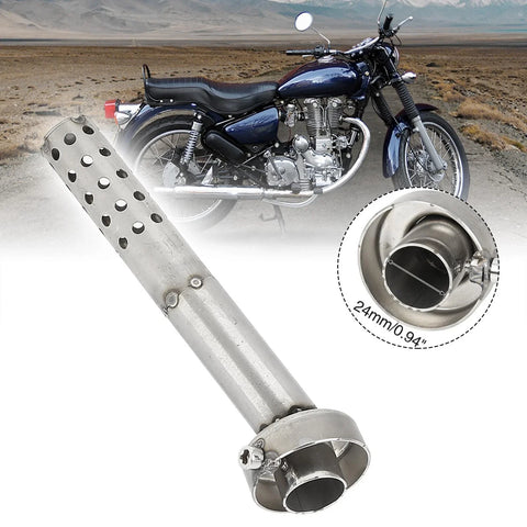 Universal Motorcycle Angled Muffler Exhaust Pipe Baffle