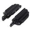 Harley Dyna 1 x Black 1-1/4" Long Angled Adjustable Highway Foot Pegs