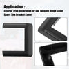 Jeep Wrangler Rear Outer Lower Tailgate Tire Bracket Cover (2007-2018)